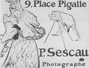 Litografski plakat za paula sescaua