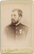 Pešadijski potporučnik Mihailo Zisić, (1892 je već poručnik)