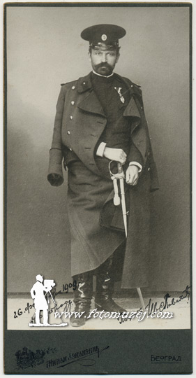 Ivan Pavlović, pešadijski potppukovnik 1909, kasnije div. đeneral (autor Milan Jovanović)