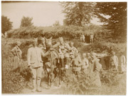 Transport prvih ranjenika na Kajmak-čalanu