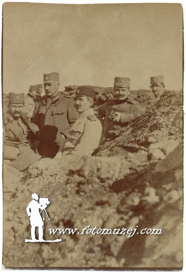 Na osmatračnici Gruniški Vis, 1918. godine (autor Nepoznati Autor)