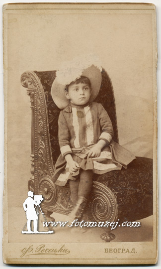 Devojčica sa šeširom (autor Franc Regecki)