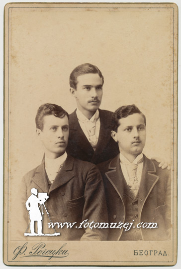 Trojica studenata prava (autor Franc Regecki)