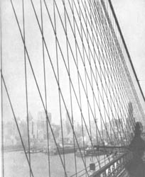 197. H.O. HOPPE. BROOKLYN BRIDGE, 1919. 