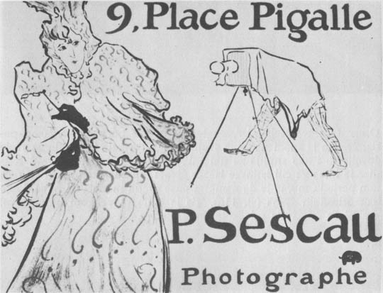 Litografski plakat za paula sescaua