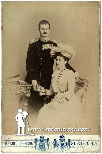 Kralj Aleksandar i Kraljica Draga Obrenović (autor Milan Jovanović)