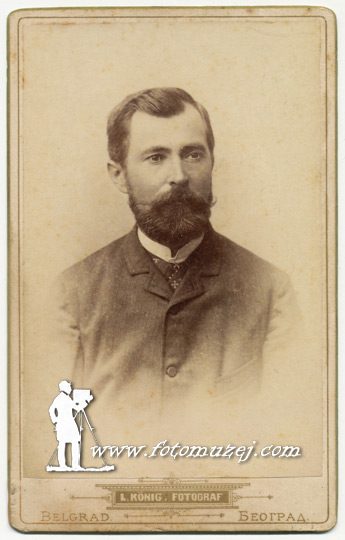 Muškarac sa bradom i brkovima (autor Leopold Kenig)