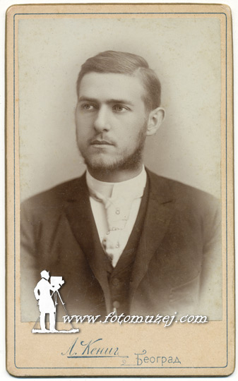 Muškarac sa bradom i brkovima (autor Leopold Kenig)