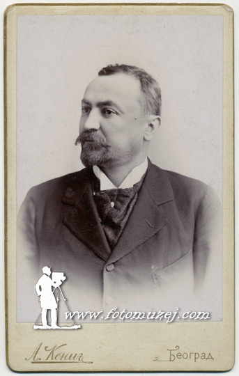 Muškarac sa bradom i brkovima (autor Leopold Kenig)
