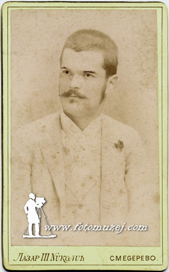Muškarac sa brkovima (autor Lazar Nikolić)
