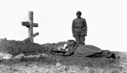 Poginuli Ruski vojnik na Solunskim frontu južno od položaja 