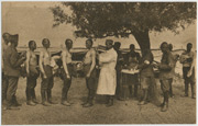 Pelcovanje srpskih vojnika protiv tifusa i kolere u Solunu 1916. godine