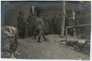 Dr. Trumbić u štabu Jugoslovenske divizije,D.Požar, 1917.g.