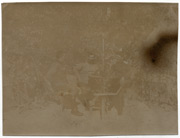 Pred štabom u D. Požaru oficiri, Vojinović,Jovanović i Ilić, 1917.