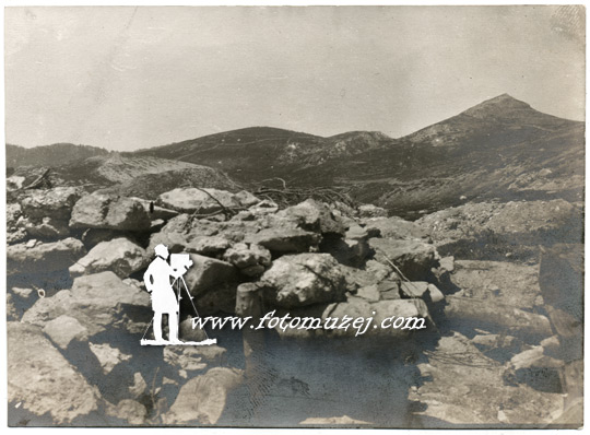 Pogled na Dobro Polje, 1917.godine  (autor V. Vuković)