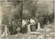 Parastos i osvećenje spomenika na Budimitačkom groblju, 1917. godine