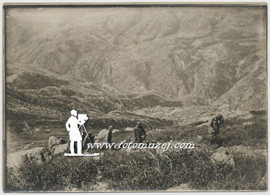 Polazak na osmatračnicu Komadanta divizije I armije, Gruniški Vis 1917. godine (autor Milan Vukašinović)